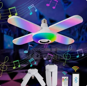 Led Light, Bluetooth Music Speakers With Remote