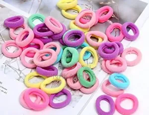 100 Pices Hair Rings for Kids