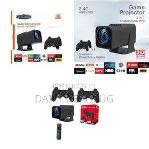 Ultra Hd Gaming Entertainment Projector Bundle - Multicolor