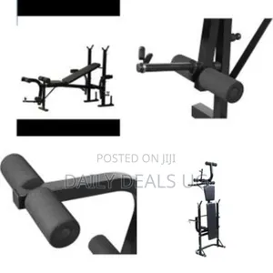 Weight Bench Black-Sporting Goods Exercise Fitness Weightlifting