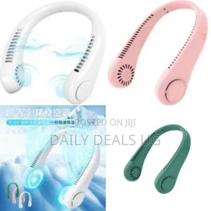 Portable Neck Fan - Hands-Free Personal Cooling - Multicolor