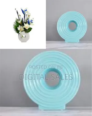 Exotic Artificial Floral Arrangement in Contemporary Textured Vase