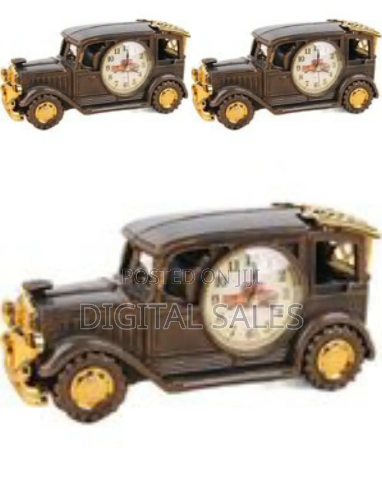 Vintage Antique Car Decorative Alarm Clock