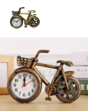 Vintage Bicycle Tabletop Alarm Clock