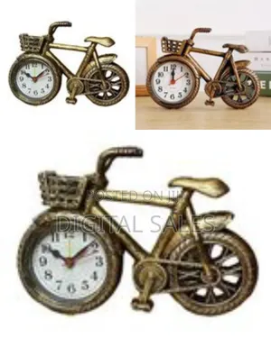 Vintage Bicycle Tabletop Alarm Clock