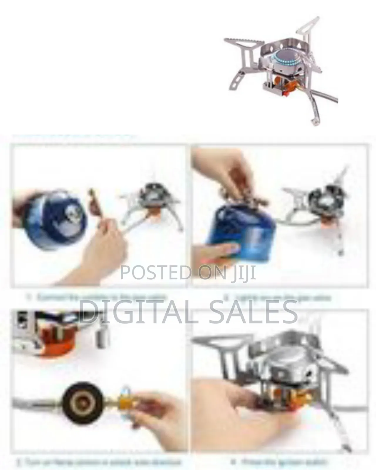 Single-Burner Portable Camping Stove