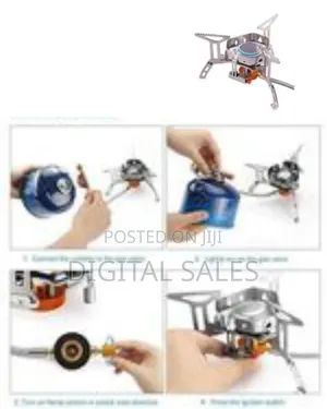 Single-Burner Portable Camping Stove