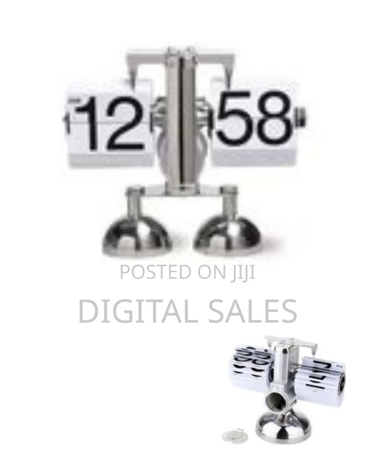 Retro Automatic Flip Clock / Turning Page Desk Clock