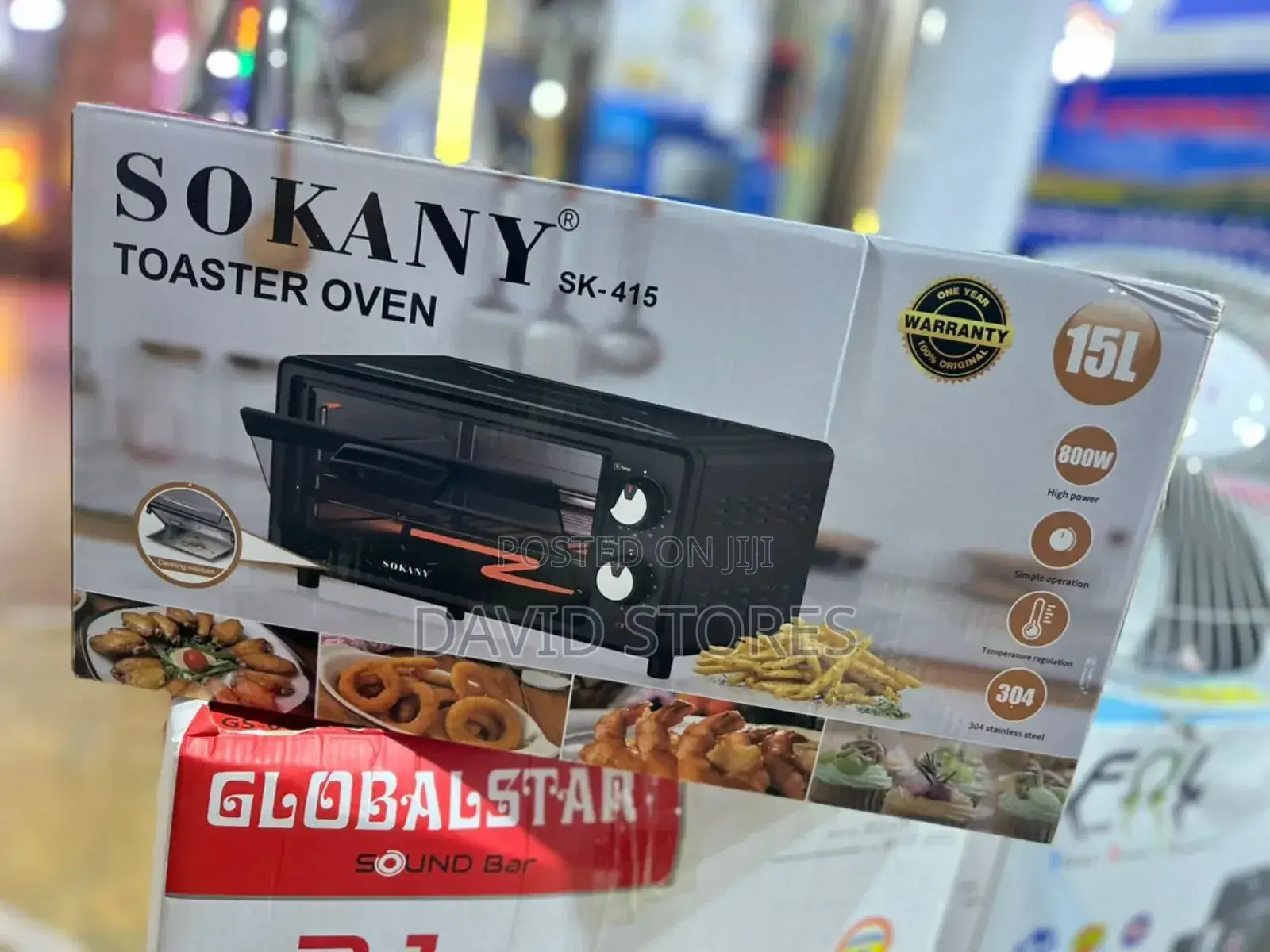 Sokany 15l Toaster Oven – Model Sk-415 (Compact Powerful)
