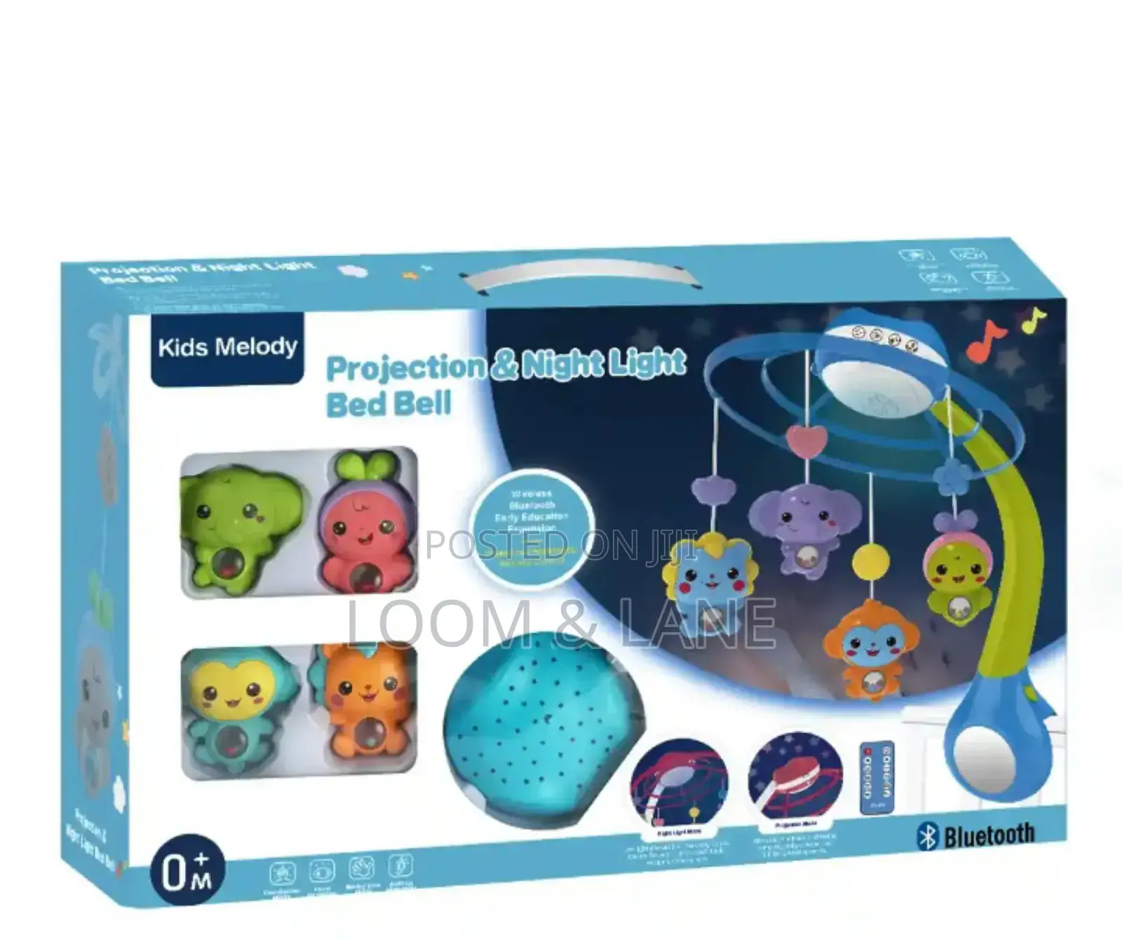 Kids Baby Bluetooth Projection Bedbell