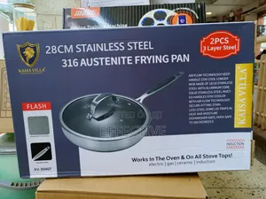 Kaisa Villa 28cm Stainless Steel Flying Pan.