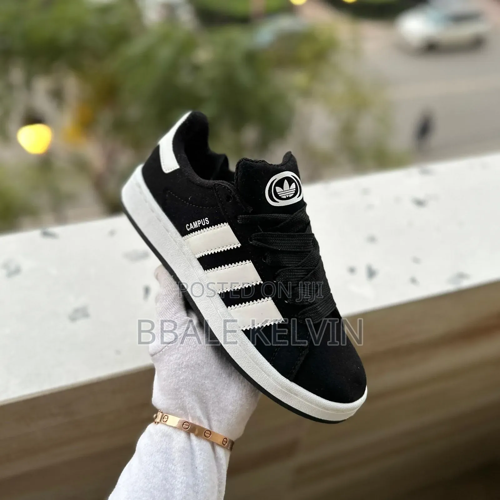Adidas Campus 00s Sneaker in a Black and White