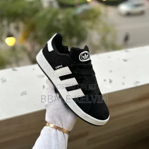 Adidas Campus 00s Sneaker in a Black and White