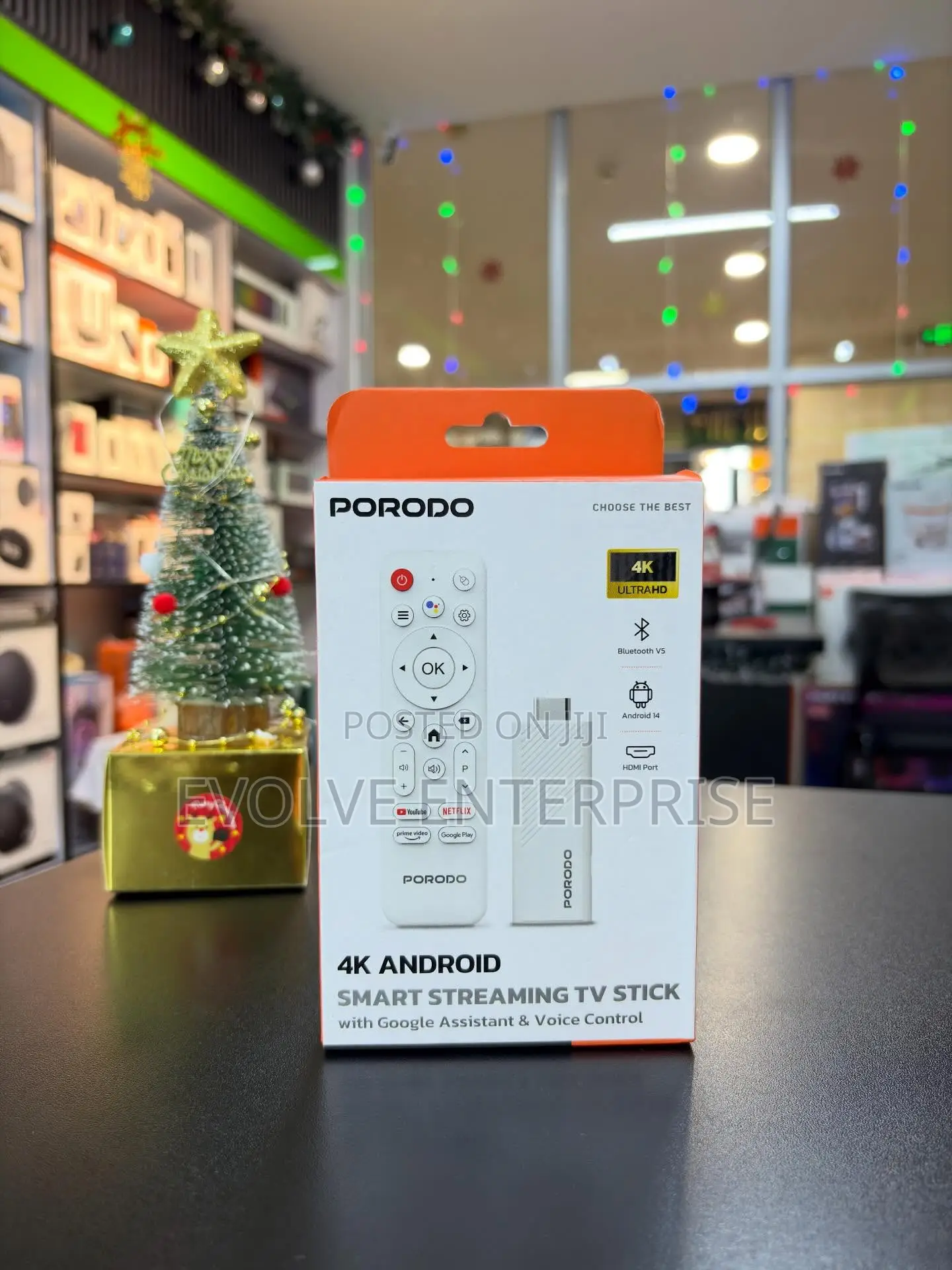 Porodo Android Smart Streaming Tv Stick – Android 14