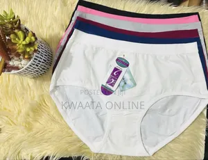 6 Pc Cotton Underwear (Woman Brand) Stretch Low Rise Panties (M-4xl)