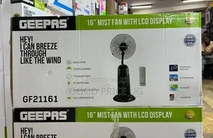 Geepas 16" Mist Fan With LCD Display (Model Gf21161).