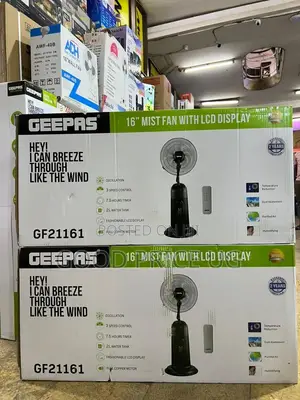 Geepas 16" Mist Fan With LCD Display (Model Gf21161).