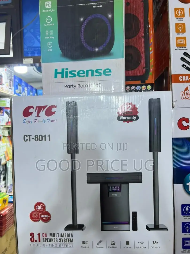 CTC Ct-8011 3.1 Ch Multimedia Speaker System