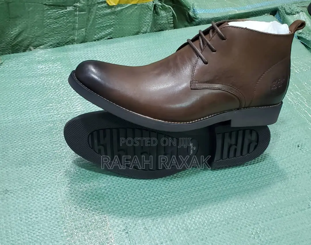 Men’S Dark Brown Timberland Formal/Gentle Leather Boots
