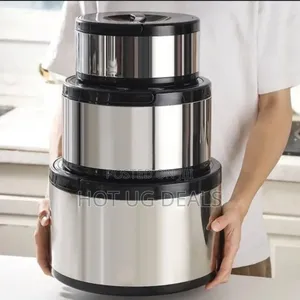 3pcs Stainless Steel Lunch Box Warmers 2.5l, 5l, 8l- Multicolor