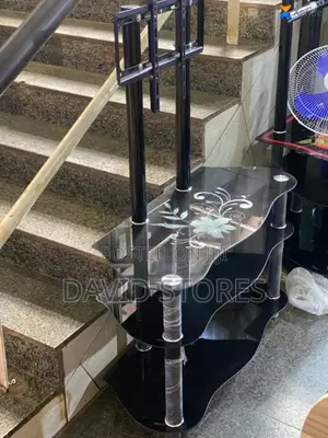 Strong Tv Stand 3 Glass Steps