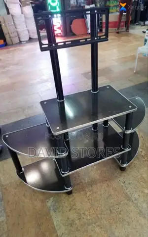 Strong Tv Stand 3 Glass Steps