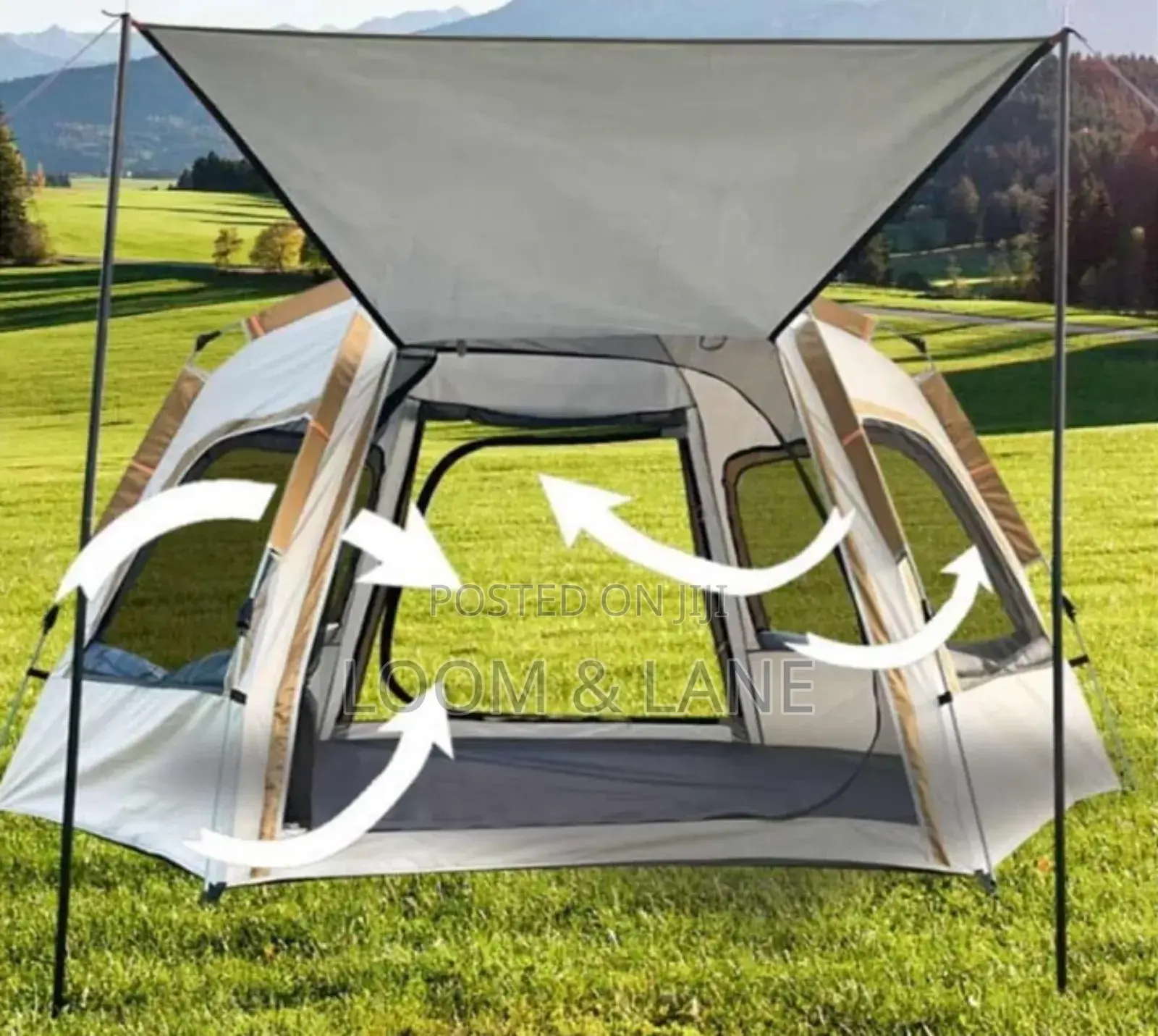 Automatic Pop Up 6 People Camping Tent