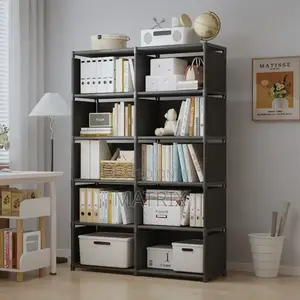 Double Row Free Standing Storage Rack