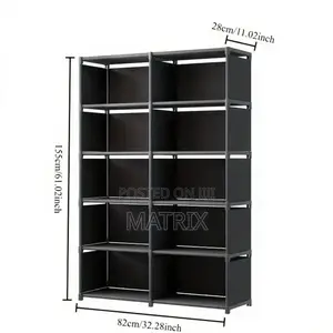Double Row Free Standing Storage Rack