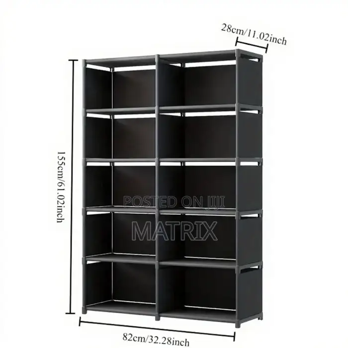 Double Row Free Standing Storage Rack