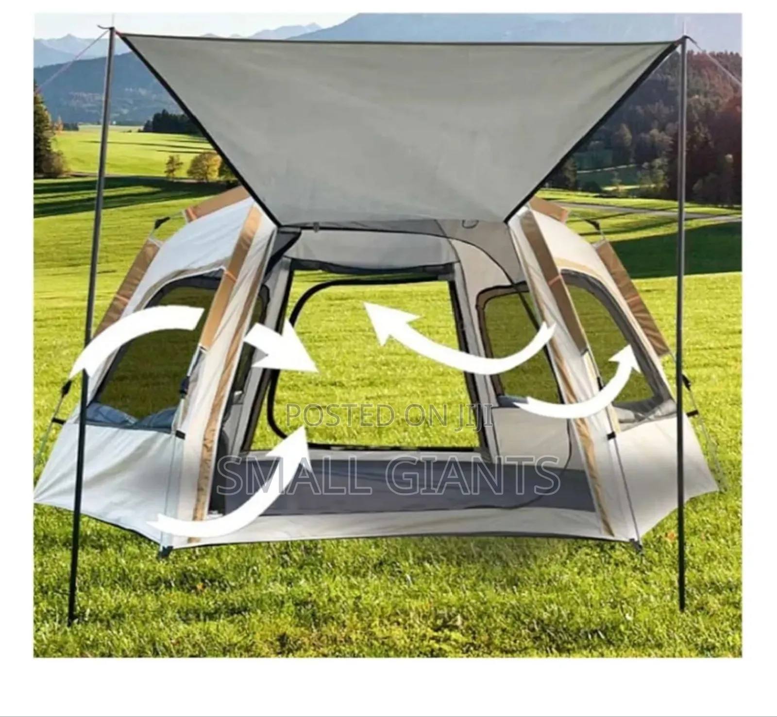 Automatic Pop Up 6 People Camping Tent