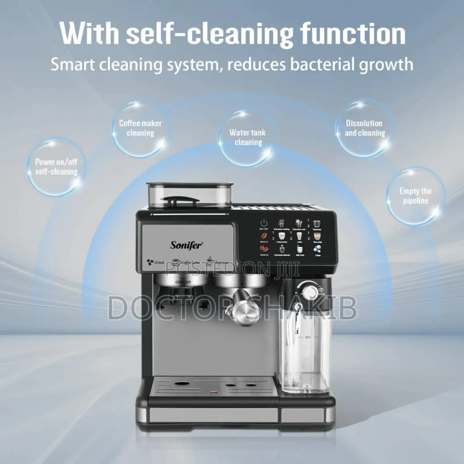 Sonifer Sf-3590 3-in-1 Espresso Coffeemaker