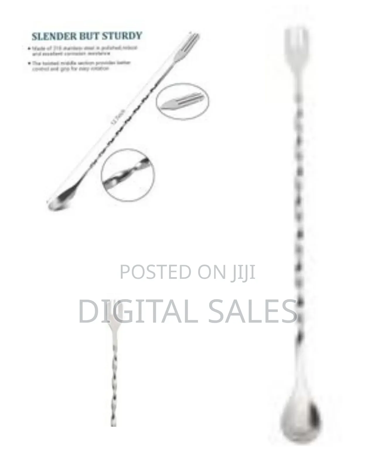 Multi-Functional Stainless Steel Stirring Spoons