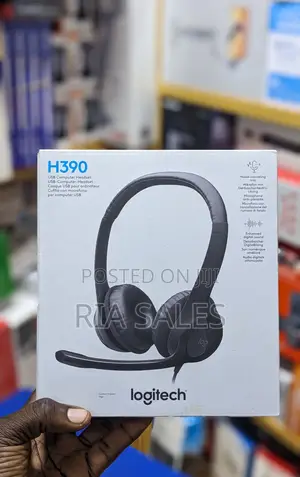 Logitech H390 Wired Headphones With Mic, Usb-a Headset With Microphone