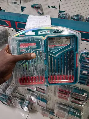 16 Pcs Metal, Masonry And Wood Drill Bits Set