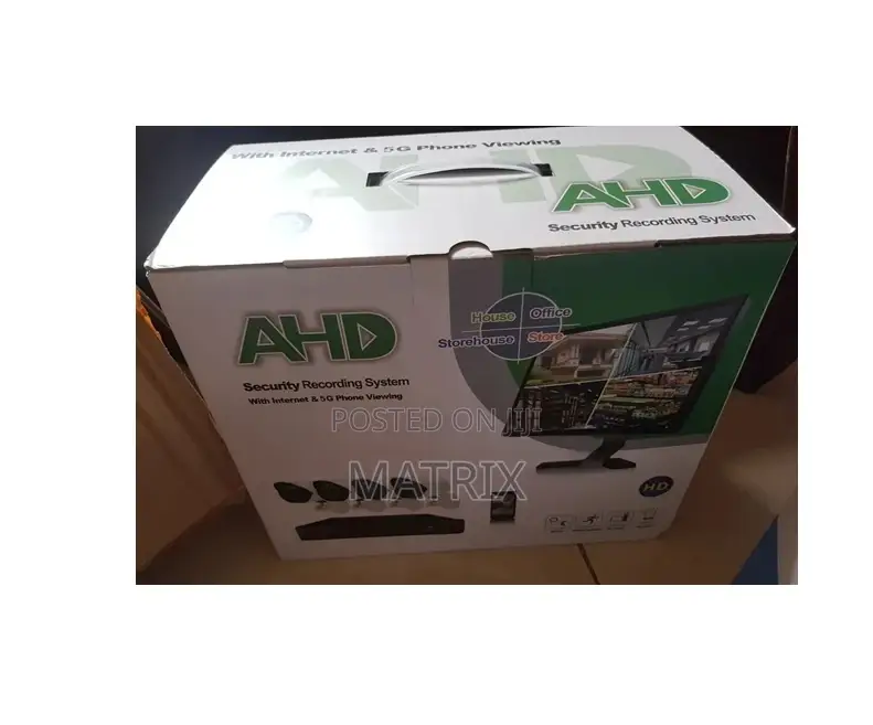Video Surveillance Kit DVR 4 Full CCTV Ahd Cameras
