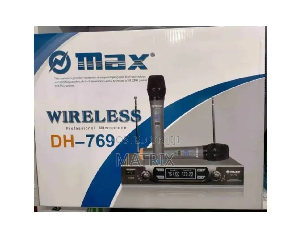 Omax Dh-769 Wireless Professional Microphone Public Address System