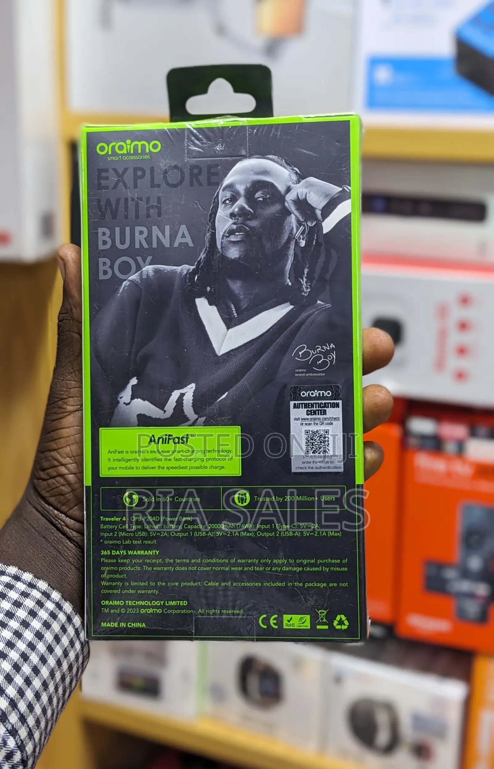 Original Oraimo 20000mah Power Bank