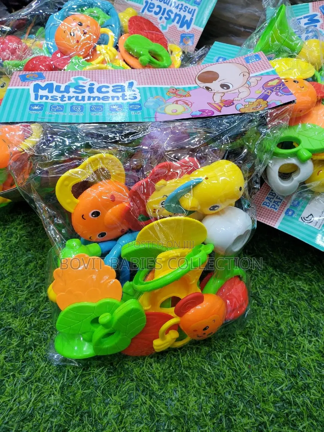 Baby Shakers Each Containing Its Own Teether