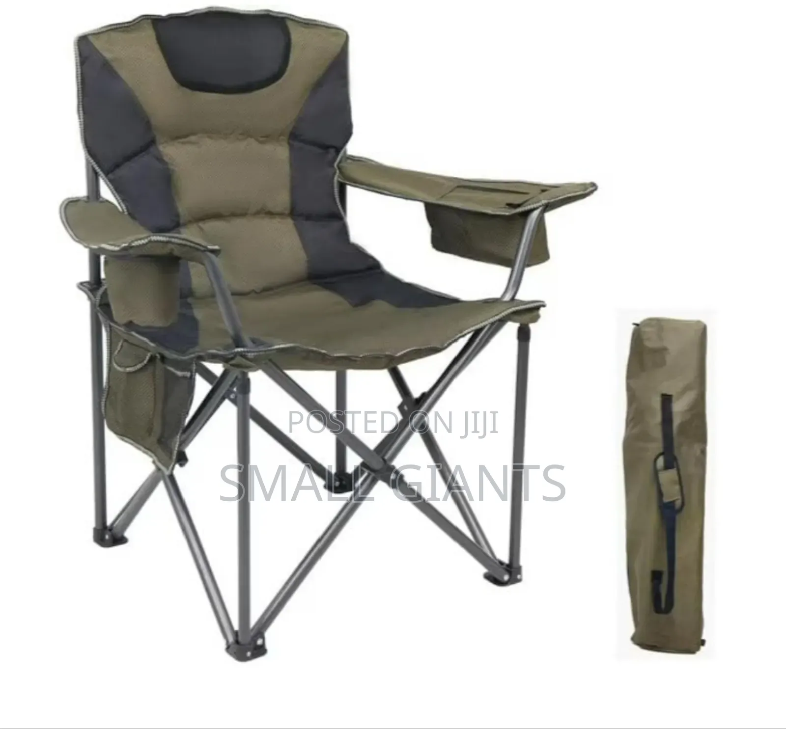 Campmaster Expedition Deluxe Camping Chair With Side Pocket