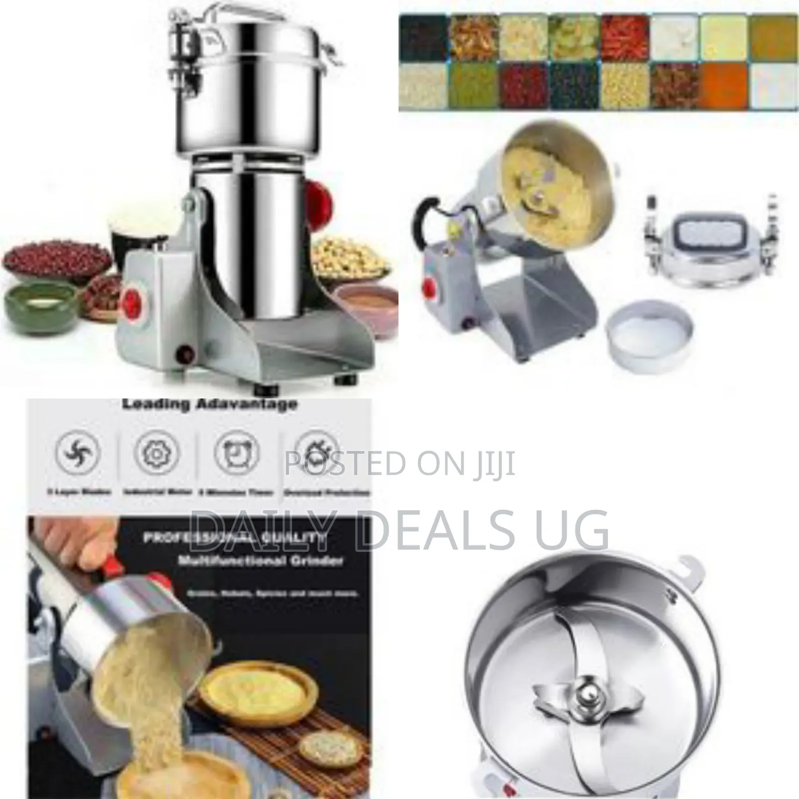 Silvercrest Commercial Grade Electric Grain Spice Powder Mill Grinder