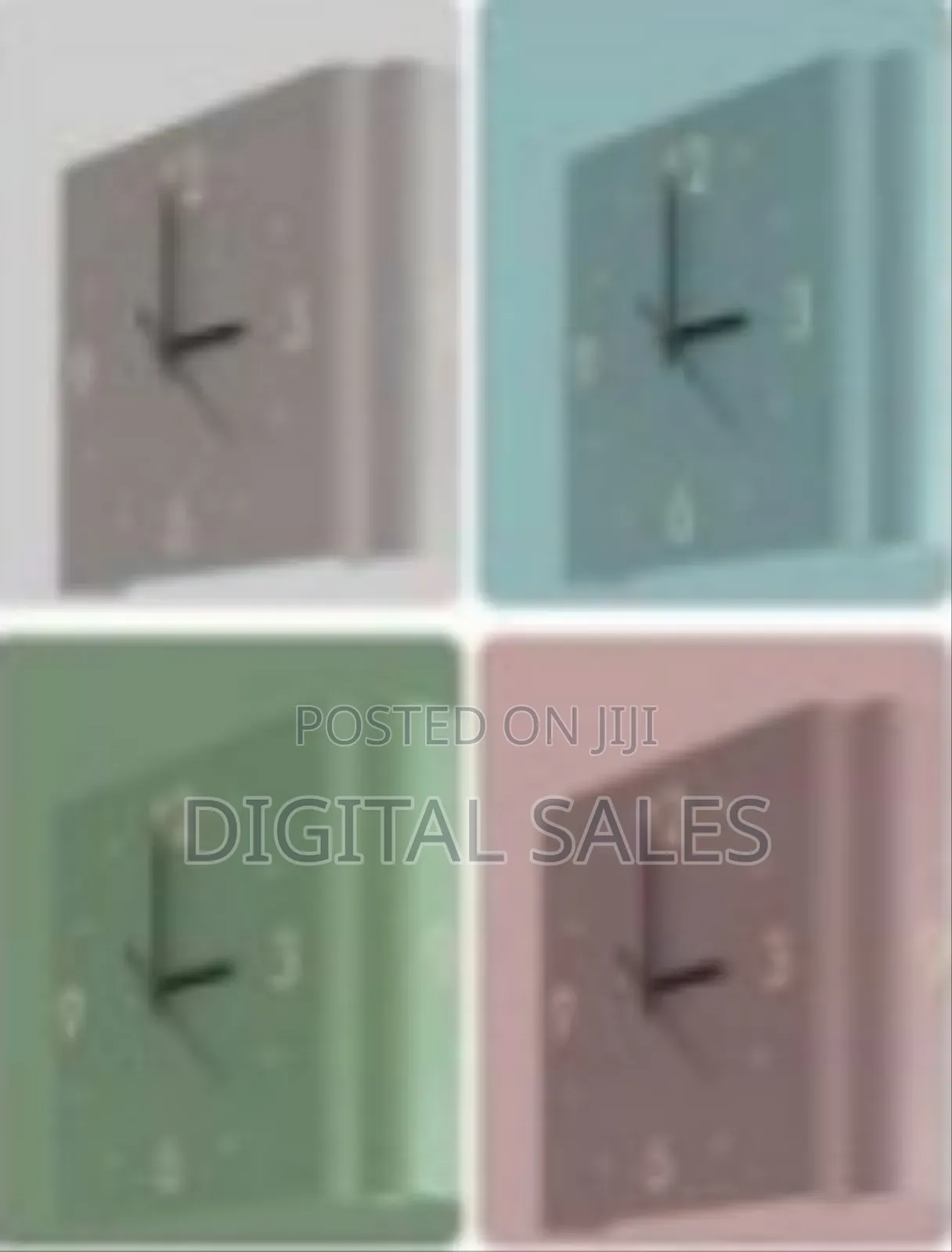 Modern Corner Wall Clock With Integrated