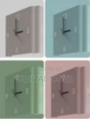 Modern Corner Wall Clock With Integrated