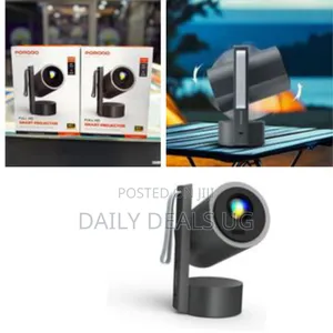 Porodo Full Hd Smart Projector Auto Focus Keystone - Multicolor