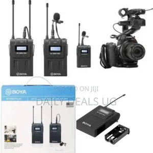 Boya by-Wm8 Pro- Uhf Dual-Channel Wireless Microphone System