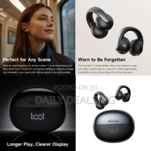 McDodo Air O3 Clip-on Open-Ear Earbuds With Led Display - Multicolor