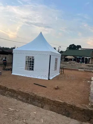 Covered Fifty Seater Tent With A Sliding Doors