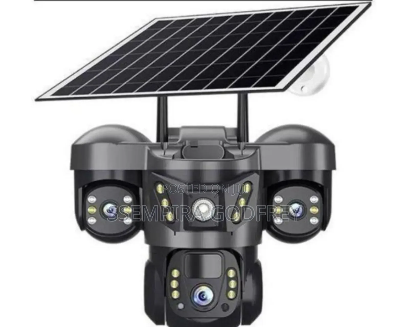 12mp 3lens Solar Camera With 3ptz Rotation