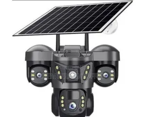 12mp 3lens Solar Camera With 3ptz Rotation