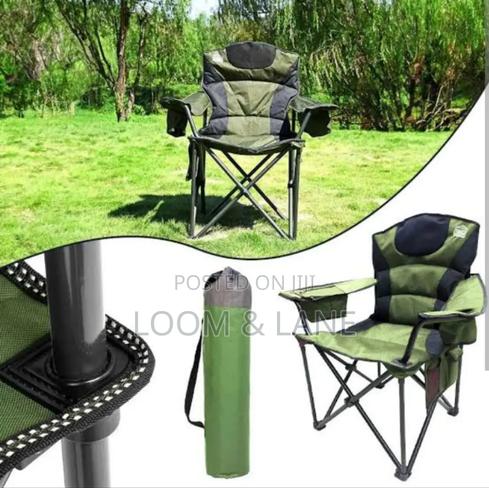 Campmaster Expedition Deluxe Camping Chair With Side Pocket